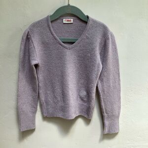 LA PERLA PURPLE GIRLS SWEATER SIZE 6/7